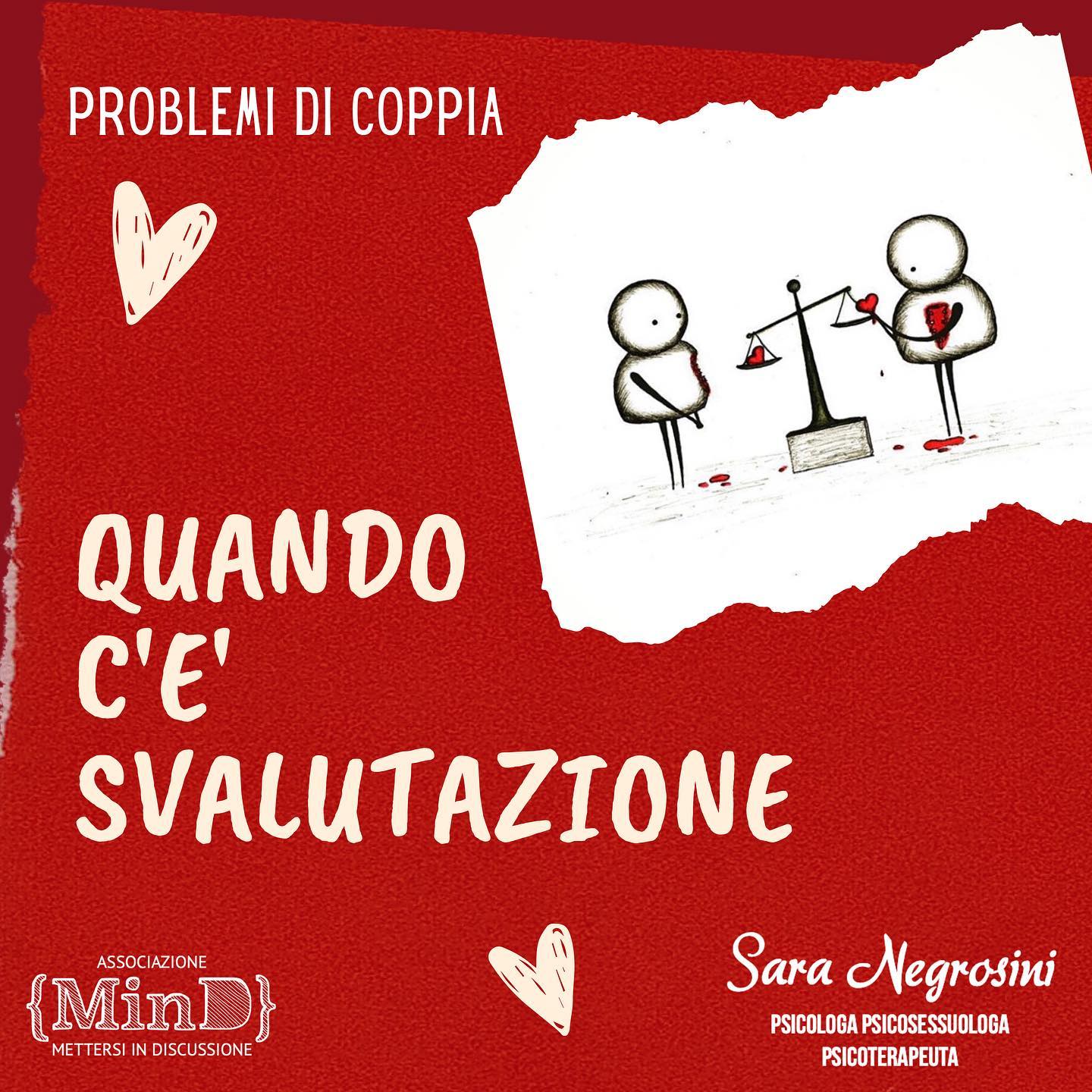 Scopri di più sull'articolo Problemi di coppia: quando c’è svalutazione