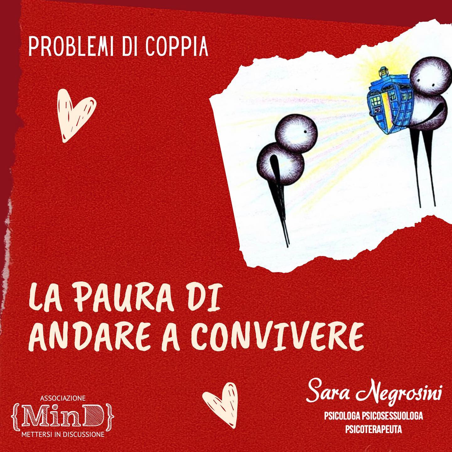 Al momento stai visualizzando Problemi di coppia: paura di convivere