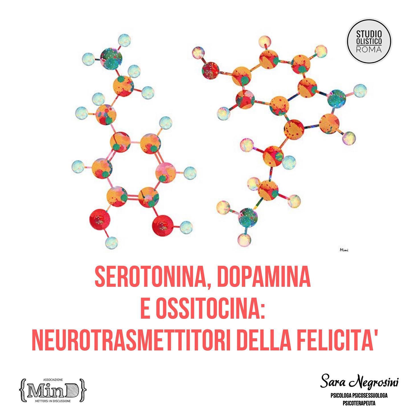 Al momento stai visualizzando Serotonina Dopamina e Ossitocina: neurotrasmettitori della felicità