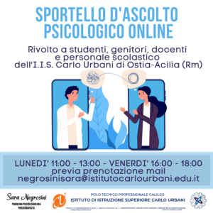 SPORTELLO D'ASCOLTO URBANI